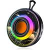 Portable Wireless Bluetooth Speaker, Shower Speaker with RGB Lights, Hi‑Fi Audio, IPX7 Waterproof, Bluetooth 5.4, Extended Playtime, TF Card