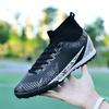 New Football Shoes Men's and Women's High-top Children's Artificial Grass Long Nails Broken Nails Student Game Training Sports Shoes