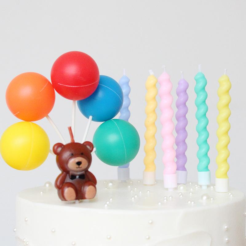 

Свеча Ветер Медведь Разноцветный Пластиковый Воздушный Шар Нить Торт Топпер Мультяшный Милый Украшение для Вечеринки по Случаю Дня Рождения Little Bear Candle Set