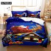 3D Christmas Quilt Cover Bedding Set Duvet Comforter Pillow Case Bed Linens Twin Queen King Double Full Single 3PCS 2PCS Bedroom