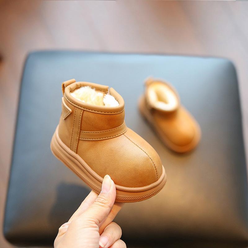 Baby Kleinkind Winter Fleece Gefütterte Schneestiefel Für Jungen Mädchen 1 3 Jahre Alt
