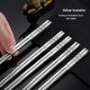 SSGP Antibacterial 316L Stainless Steel Chopsticks Set