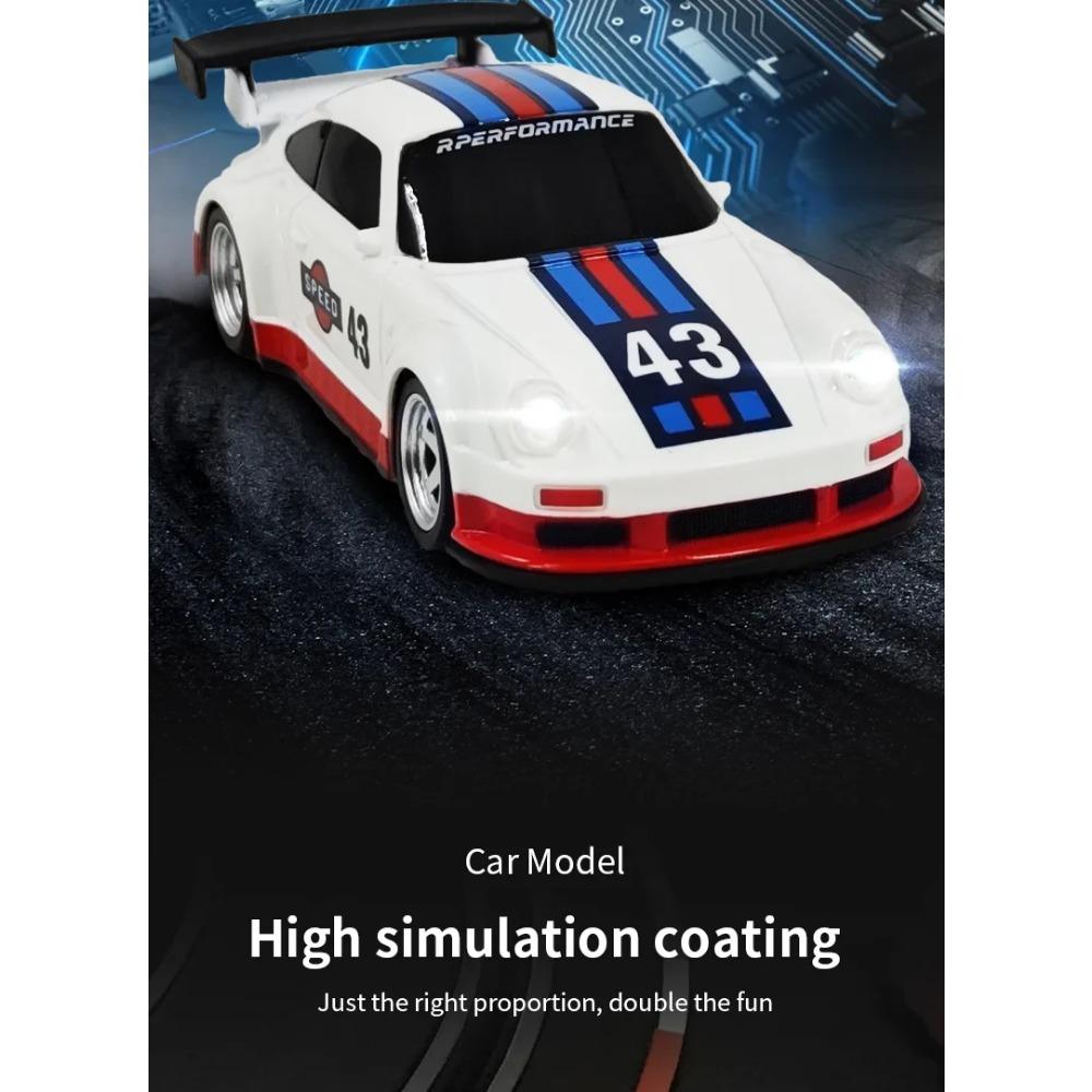 Vylepšené Gyro Mini Hračky 4WD 1/43 RC Rychlé Auto RTR 2.4G Rádiové Ovládání Závodní Driftovací Auto Pohon Všech Kol Vysokorychlostní Model Dárky