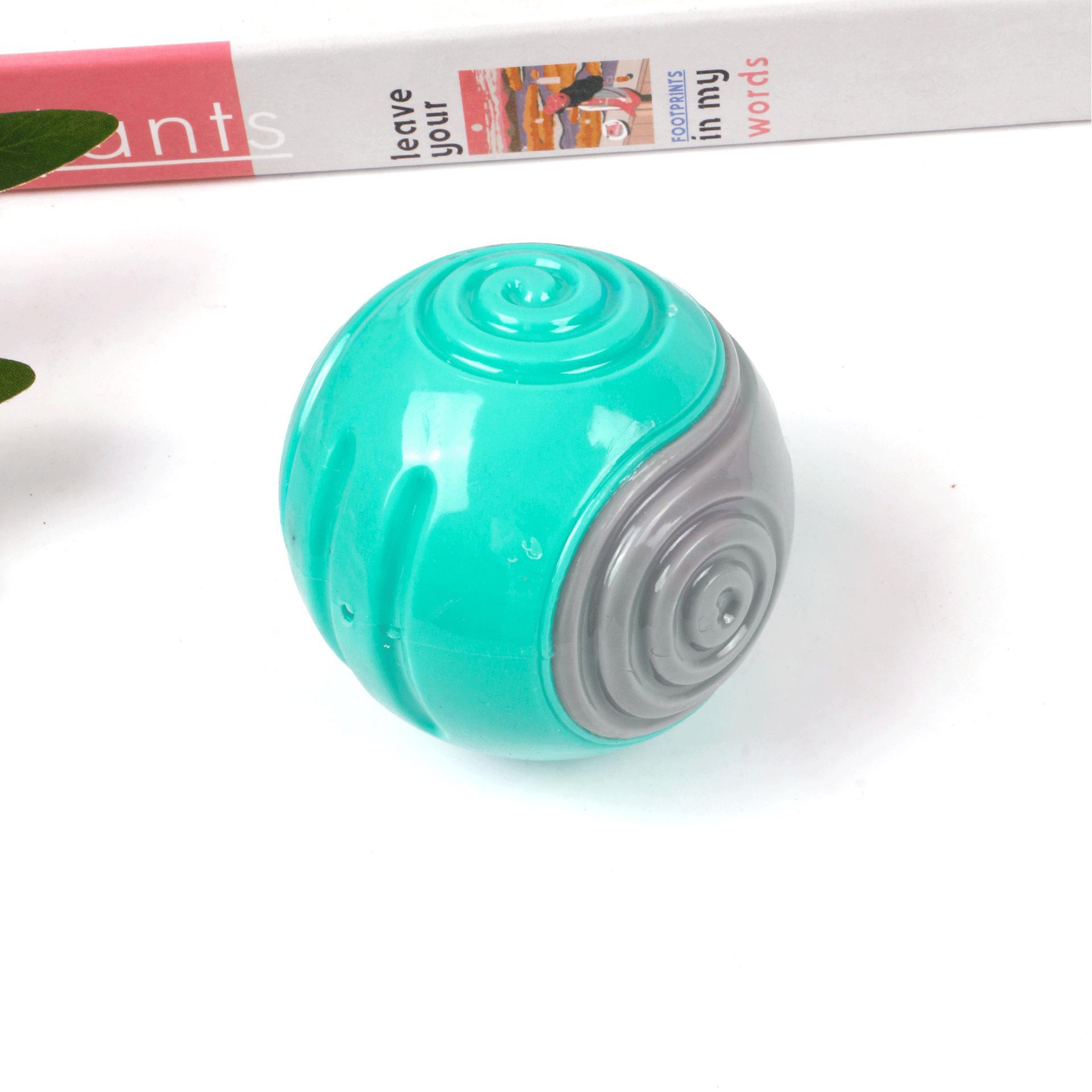 

Игрушка для собак Сенье: Звуковой мяч TPR для чистки зубов и тренировок на свежем воздухе Small size 6cm серый/синий