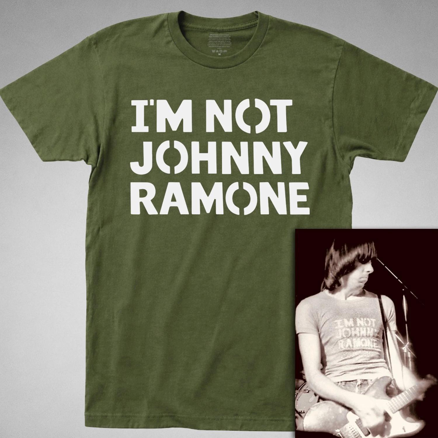 I m not Johnny Ramone T-SHIRT ramones nyc new york queens johnny punk rock tee XXL