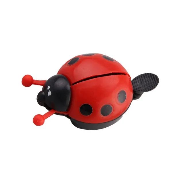 1PC Bicycle Small Bell Cartoon Beetle Ladybug Cycling Bells For Lovely Kids Bike Ride Mini Bell Alarm Bicycle Accessories