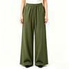 Fleece Women's Pants Solid Color Casual Versatile Wide-footed Pants Sweatpants Loose Outer Trousers