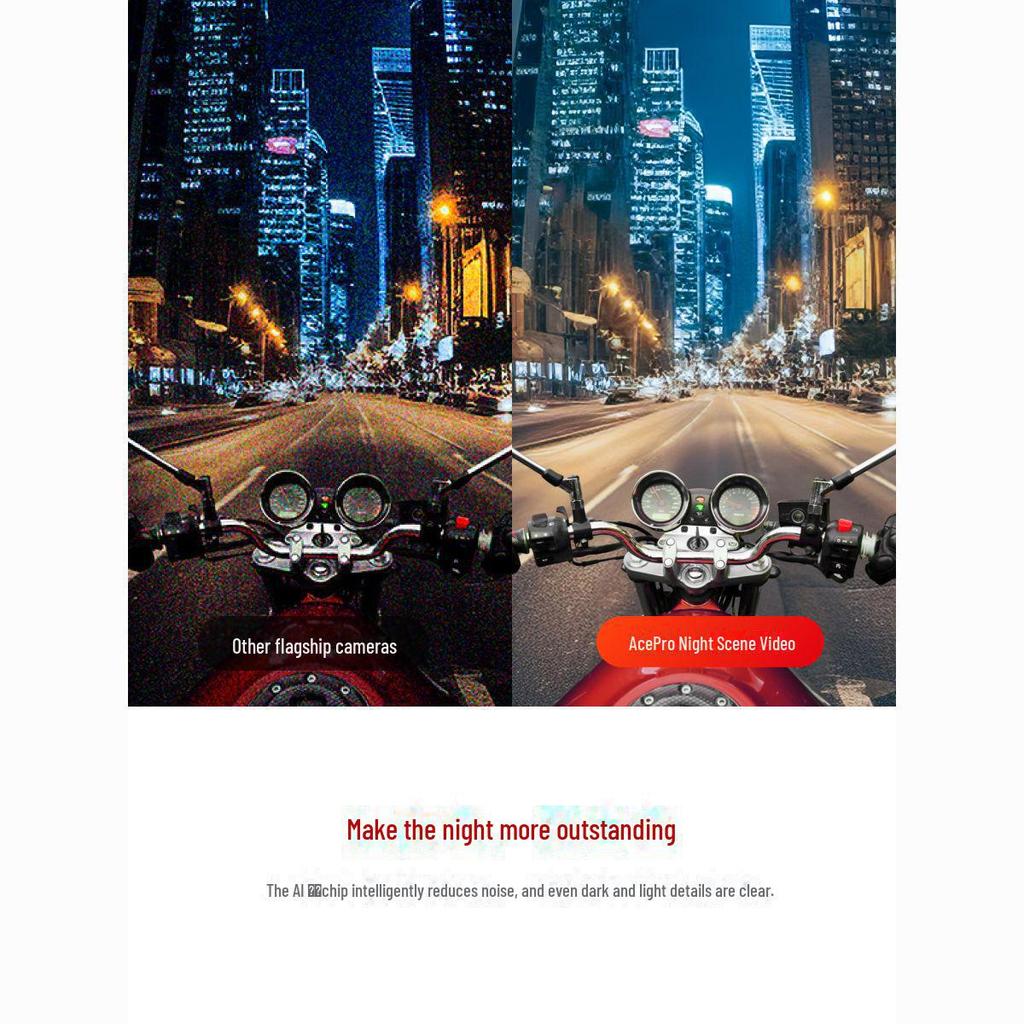 Kamera sportowa Insta360 Ace Pro AI do motocykli i narciarstwa