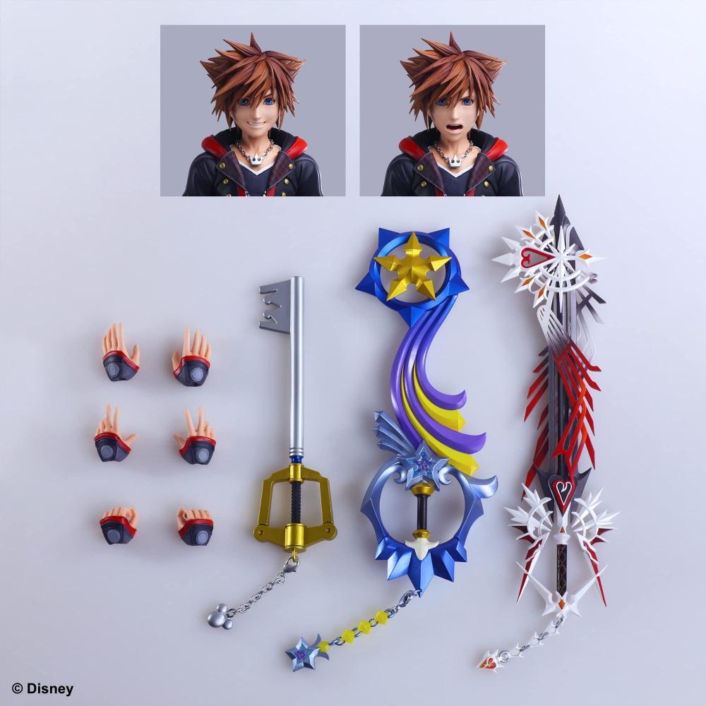 KINGDOM HEARTS III Play Arts Kai Sora ver.2 DX версия ПВХ окрашенная подвижная фигурка — фото 2