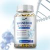Magnesiumglycinat Zink Vitamin D3 B6 Kapseln 120 Stück — Muskelunterstützung, Knochengesundheit, Immununterstützung