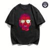 Summer Men's Le Monde Chico Print T-shirt French Rap Graphic Round Neck Short Sleeve Hip Hop Fashion Streetwear Casual Tee