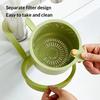 1Pc Detachable Kitchen Sink Hanging Draining Basket Food Waste Filter Easy Residue Pour Out for Home Cooking Use