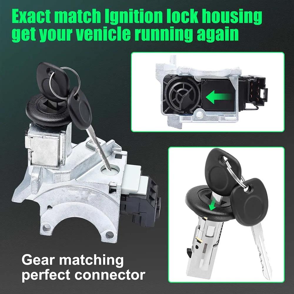Ignition Lock Cylinder Switch & Housing For Avalanche 1500 Silverado 1500 Cadillac Escalade Hummer H2 US-312L D1469G