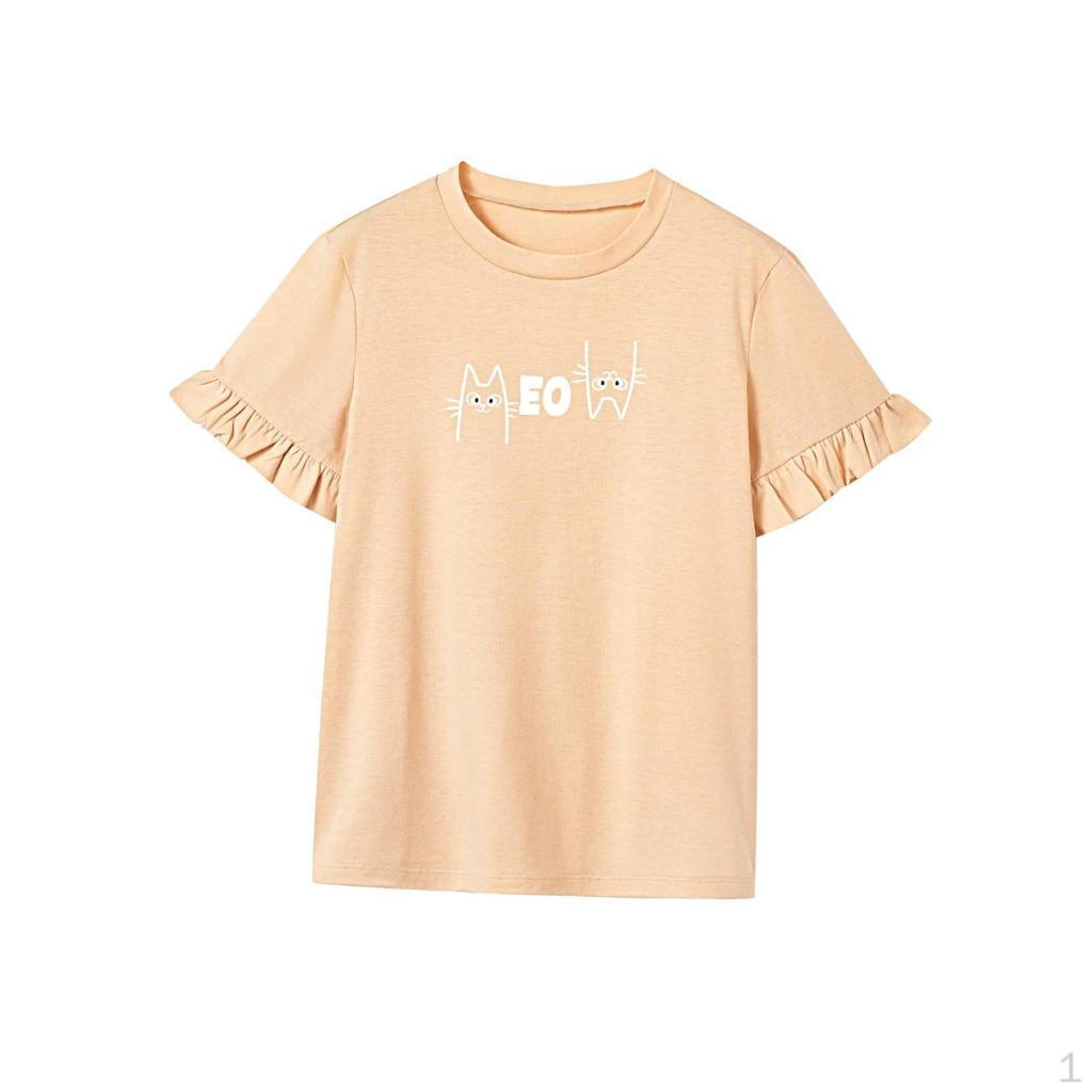 

T Shirt for Women Basic Tee Soft Roundneck Work Street Holiday Traveling