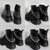 2pcs Multi-layer Versatile Pearl Stainless Steel Chain Shoe Accessories Fashion Removable Design Shoes Chain Jewellery.