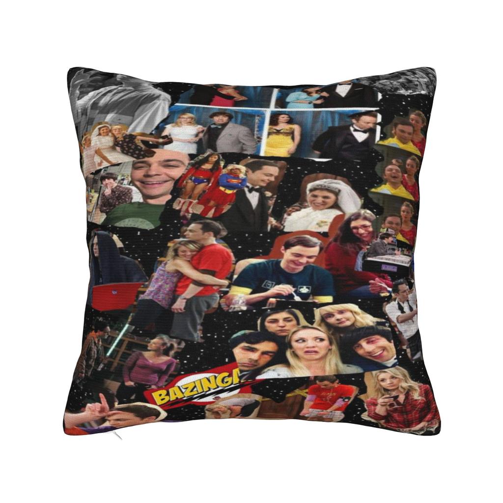 Home Decorations The Big Bang Theory Pillowcases Merch  Pillow Covers Zippered Multiple Sizes
