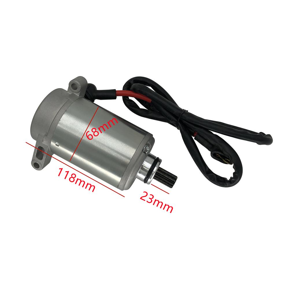 Starter Motor For Loncin For Jianshe Mountain Lion 400cc JS400  JS183FMQ ATV Electric Engine Parts F3-D60000-0 серебряный