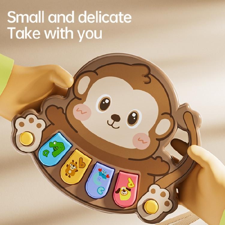 Baby erstes Klavierspielzeug Cartoon Lerninstrument ABS Sicheres Material Multifunktionale Musikmodi Leichtes reisefreundliches Design