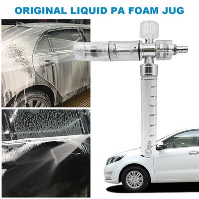35ml Soap Foam Spray Bottle with 1/4 Inch Quick Connector Car Wash Foam Sprayer Adjustable Foam Spray Pot for Cleaning Cars SUVs