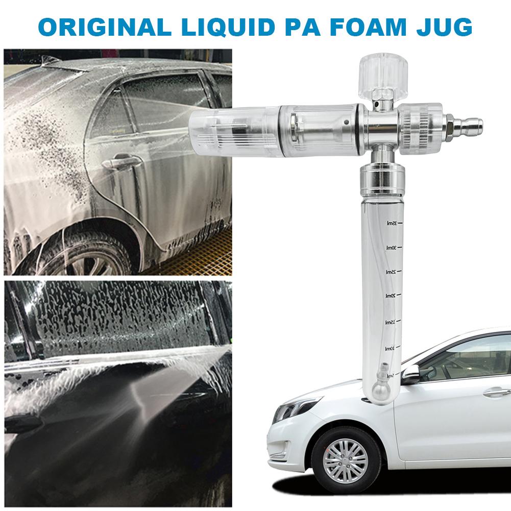 35ml Soap Foam Spray Bottle with 1/4 Inch Quick Connector Pressure Washer Gun Adjustable Car Wash Foam Sprayer for Car Wash