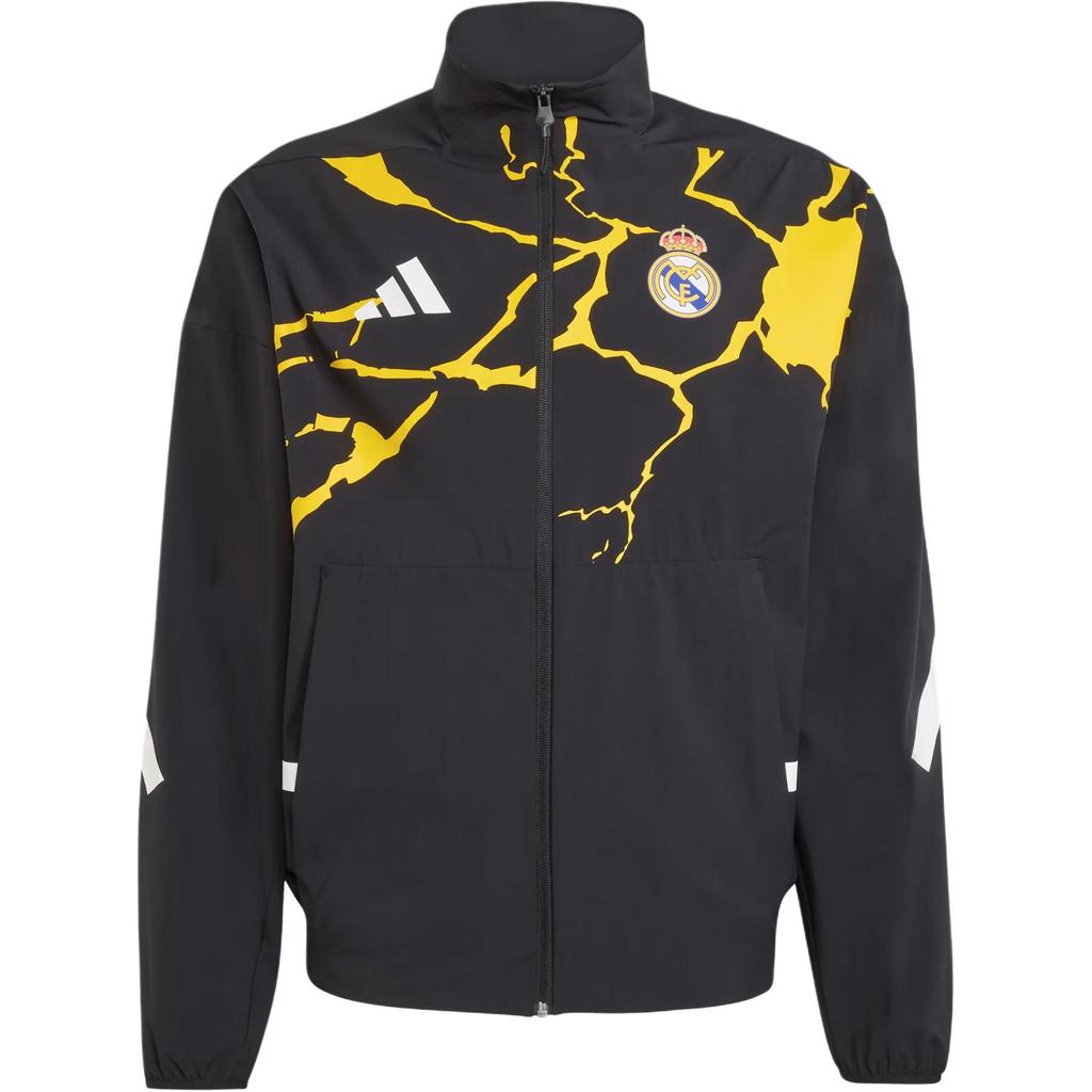 Adidas Real Madrid Avengers Z.N.E. Anthem Street Tear-Resistant Loose Fit Stand Collar Zip Long Sleeve Jacket Men jackets JZ9150