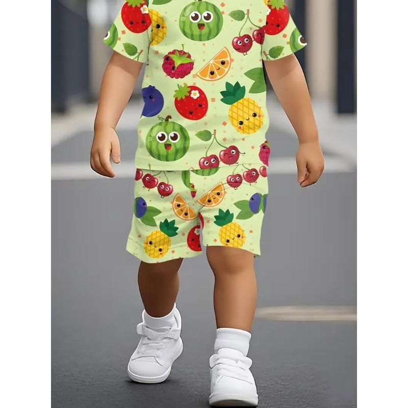 летний детский костюм для мальчика 100