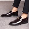 Slip-on Lightweight Patent Leather Men's Formal Shoes Office 2026 Trend Low Price Party Not Casual Official New Social Shoe Male