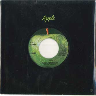 7inch Record PLASTIC ONO BAND - Cold Turkey / Don't Worry Kyoko (Mu 1813 Apple Records 1969 US Rock