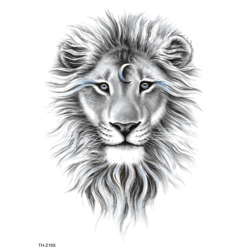 Water Transfer Decals Tiger Lion Wolf Tattoo Stickers Animal Body Art Tattoo  Finger Hand Legs