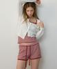City Breeze Jersey Striped Shorts_Red