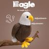 Animal Plush Toy Bald Eagle Figurine With Pp Cotton Filling For Collectors And Kids