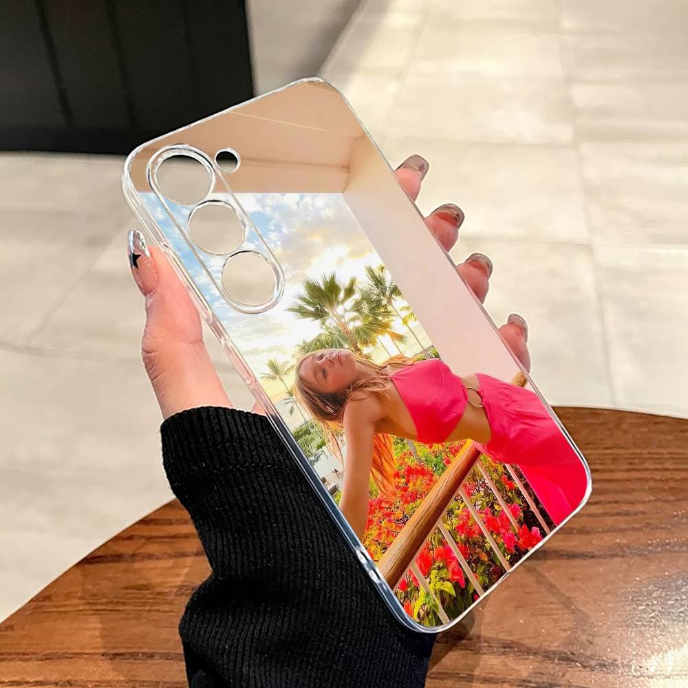 Sydney Sweeney Phone Case For SamsungA10,12,20,21S,30,31,40,50,51,52,70,71 Transparent Cover