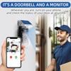Video Doorbell Camera Wireless with Doorbell Rain Cover with Solar Charger Compatible,Outdoor Front Door Camera for Home Security,AI Human Detection