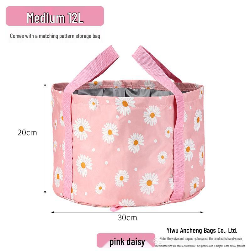 Portable Foldable Foot Bath with Insulated, Multifunctional Foot Soak Bag for Travel and Dormitory Use