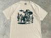 English Bulldog Comfort Colors T-Shirt - UFO Bulldog Western Tee - Bulldog Mom Gift - Dog Dad T - Cowboy Bulldog Ranch Dog Owner Gift