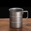 380/500ml Water Cup Stainless Steel Coffee Cup New Beer Mug  for Outdoor Camping Picnic
