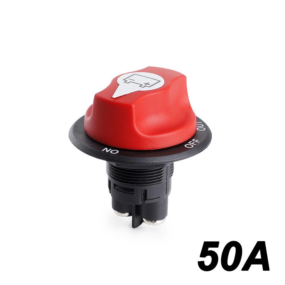 50A 100A 200A 300A DC 12V Car Rally Battery Switch Disconnecter Power Isolator Cut Off Switch Kit For Truck Car Motorcycle Boat