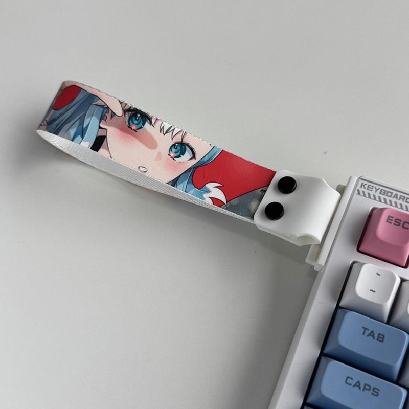 

Лента для клавиатуры Механическая клавиатура Ремешок Универсальный Персонализированный Аниме Лента для клавиатуры Декор Аксессуары