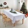 1 Stück, Weihnachten Weinrot Polyester Knitterarm, Waschbar und Wiederverwendbar, Restaurantküche Tischdekoration Tuch Tischdecke