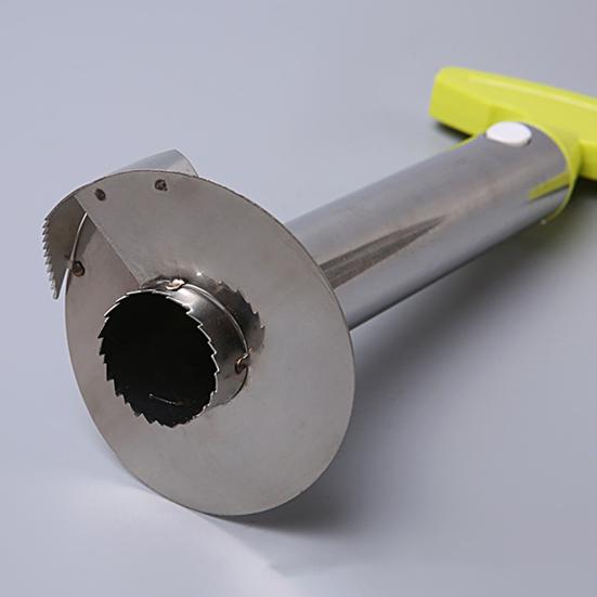 Pineapple Corer Portable Sharp Blade Stainless Steel 3-in-1 Handheld Pineapple Cutter Kitchen Gadget Accessories for Restaurant