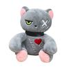 Gotischer Darkpunk Stil Dunkles Thema Stimmung Katze Plüschtier Weiches Kissen Cartoon Kätzchen Kuscheltier Halloween Geschenke