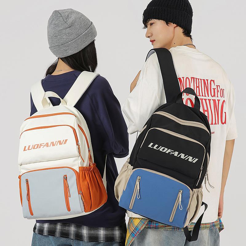 2025 new men's and women's backpacks, large-capacity multi-functional fashion backpacks, waterproof schoolbags for junior high school students, women