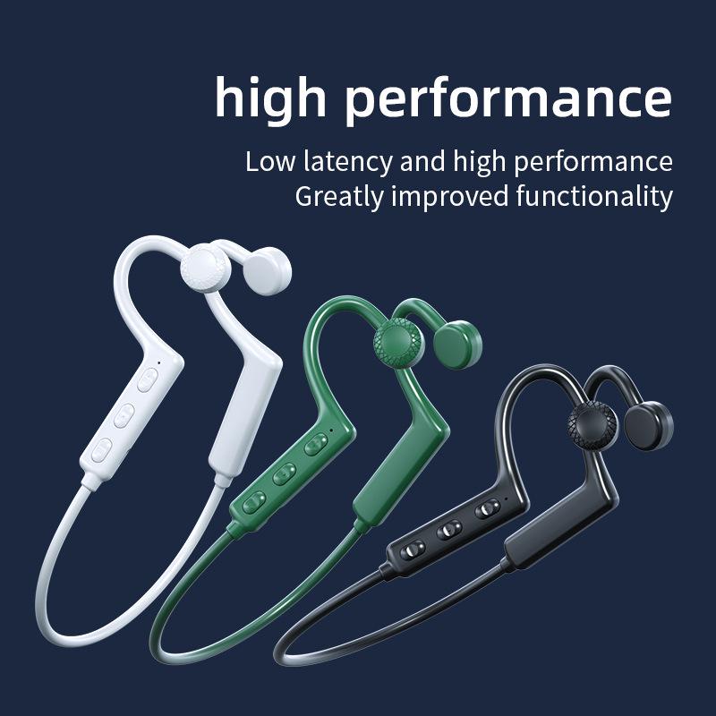KS19 Concept Bone Conduction Wireless Bluetooth Headphones (Over-Ear In-Earless)