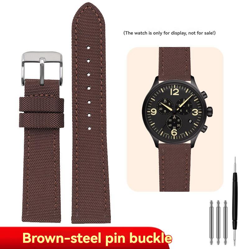 

For any brand Nylon Leather watch Strap Universal Men s bracelet For Seiko CITIZEN Tissot Watch Band 19 20mm 21mm 22mm 23mm 24mm 21mm