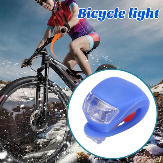 2Pcs Bike Light Lightweight Waterproof Bicycle Frog Lights Super Bright Simple Installation Night Riding Cycling Bicycle Tail Light