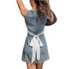 Lässiges und modisches gestreiftes Kleid für Damen
