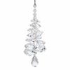 Crystal Christmas Icicle Pendants Teardrop Rhinestone Tree Pendants  Christmas