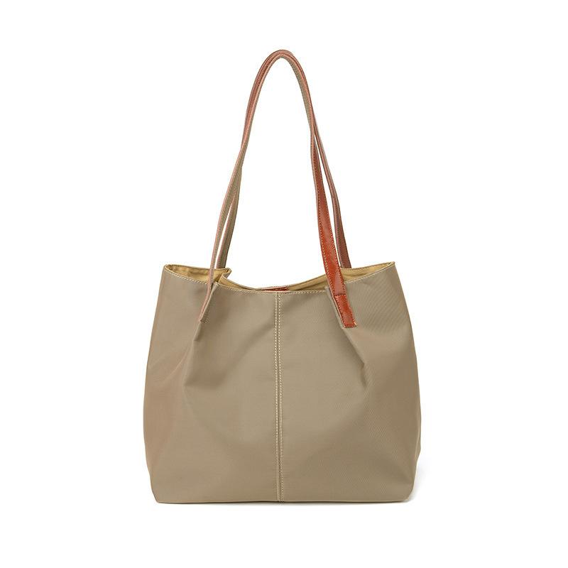 New One-shoulder Casual Canvas Tote Bag Popular Bag Large Capacity Oxford Cloth Simple Women's Bag Carry