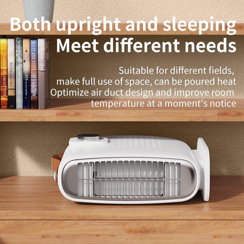 Heizgerät für den Heimschreibtisch Tragbares elektrisches Heizgerät Büro Wohnheim Stehend und liegend Dual-Use-Heizgerät EU US UK Stecker Schnelles Lufterhitzer