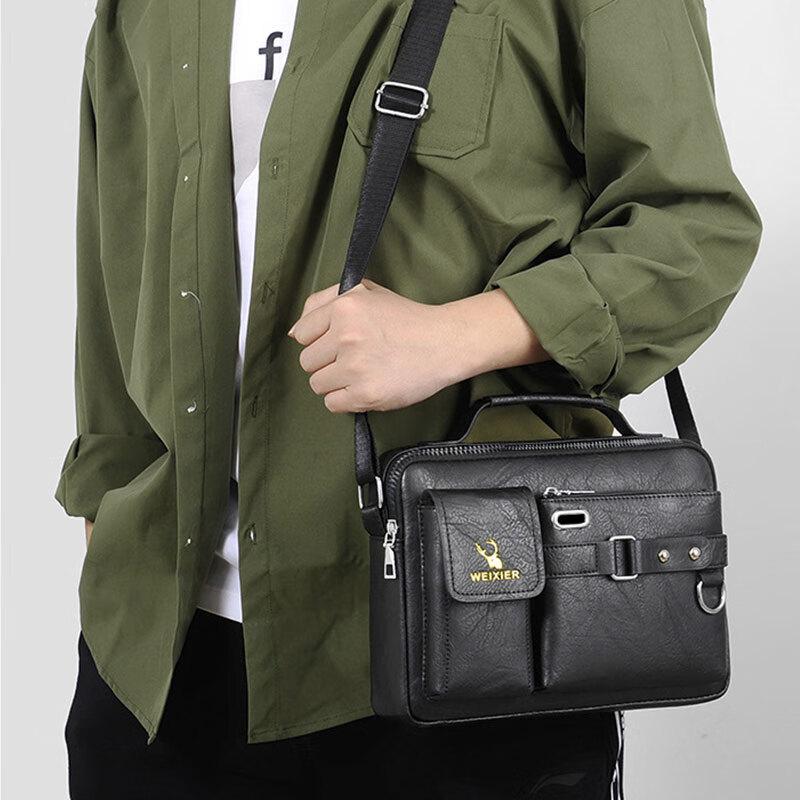 Weixier Модная вместительная сумка через плечо для commuters